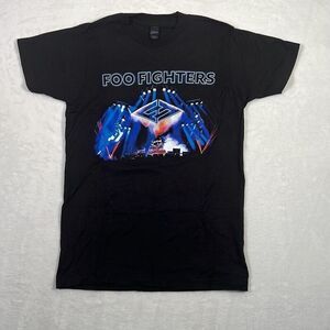 Foo Fighters‎ Concrete and Gold 2018 World Tour Concert Black T Shirt Men XS